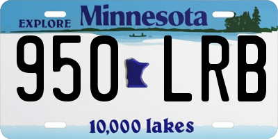 MN license plate 950LRB