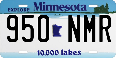 MN license plate 950NMR