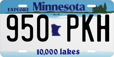 MN license plate 950PKH