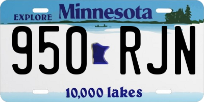 MN license plate 950RJN