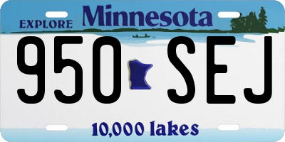 MN license plate 950SEJ