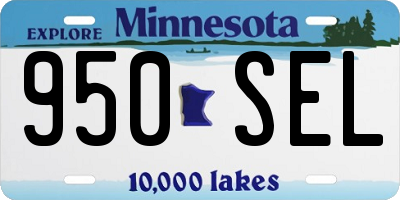 MN license plate 950SEL