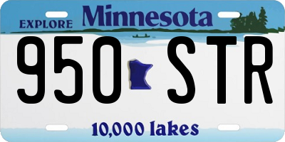 MN license plate 950STR