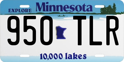 MN license plate 950TLR
