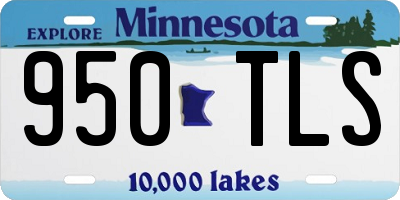 MN license plate 950TLS