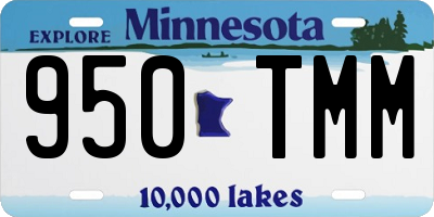 MN license plate 950TMM