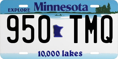 MN license plate 950TMQ