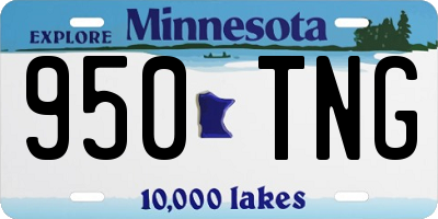 MN license plate 950TNG