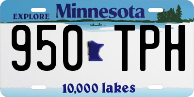 MN license plate 950TPH