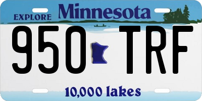 MN license plate 950TRF
