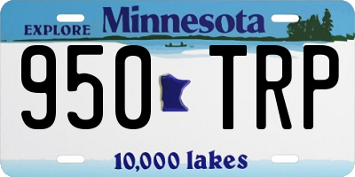 MN license plate 950TRP