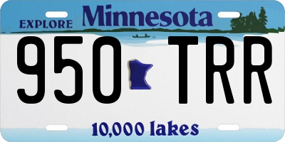 MN license plate 950TRR