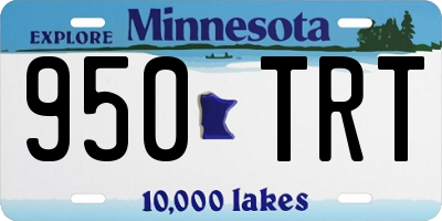 MN license plate 950TRT