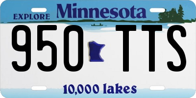 MN license plate 950TTS