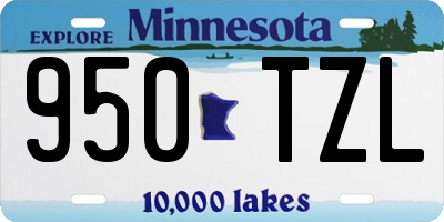 MN license plate 950TZL