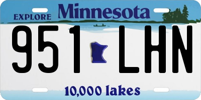 MN license plate 951LHN