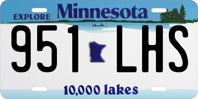 MN license plate 951LHS