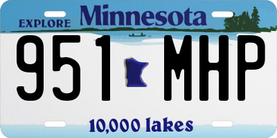 MN license plate 951MHP