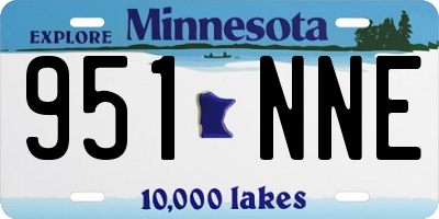 MN license plate 951NNE