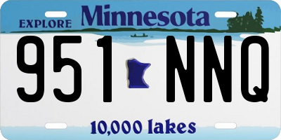 MN license plate 951NNQ