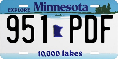 MN license plate 951PDF