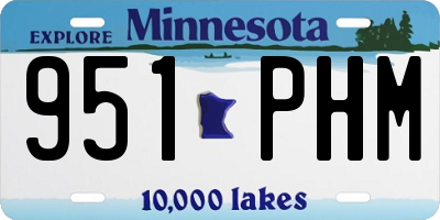 MN license plate 951PHM