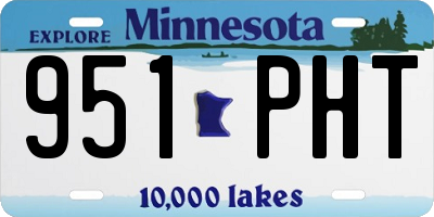 MN license plate 951PHT