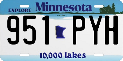 MN license plate 951PYH