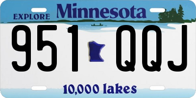 MN license plate 951QQJ