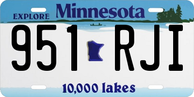 MN license plate 951RJI