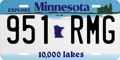MN license plate 951RMG