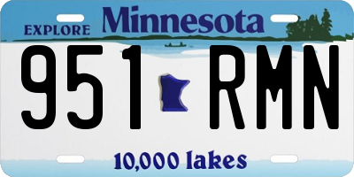 MN license plate 951RMN