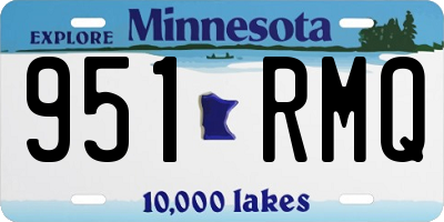 MN license plate 951RMQ