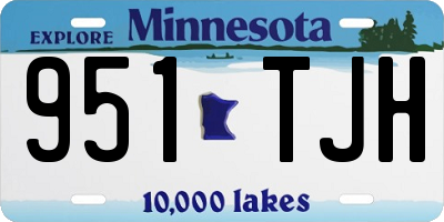 MN license plate 951TJH