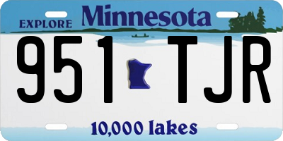 MN license plate 951TJR