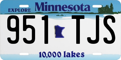MN license plate 951TJS