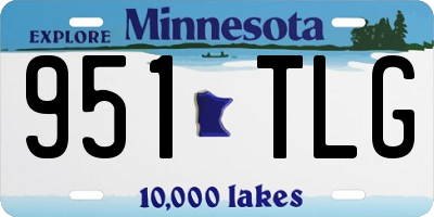 MN license plate 951TLG