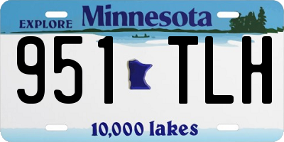 MN license plate 951TLH