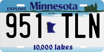 MN license plate 951TLN