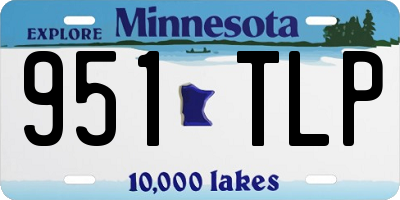 MN license plate 951TLP