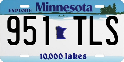 MN license plate 951TLS