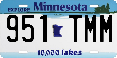 MN license plate 951TMM