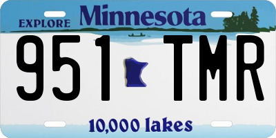 MN license plate 951TMR