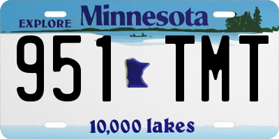 MN license plate 951TMT