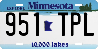 MN license plate 951TPL