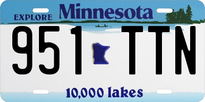 MN license plate 951TTN
