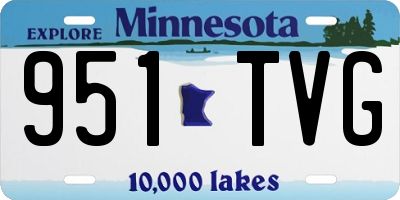 MN license plate 951TVG