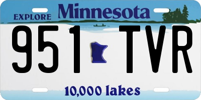 MN license plate 951TVR