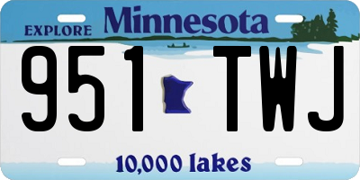 MN license plate 951TWJ