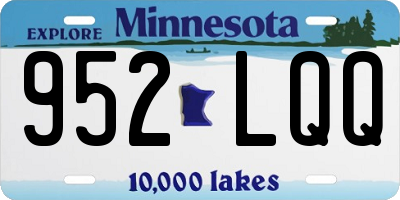 MN license plate 952LQQ
